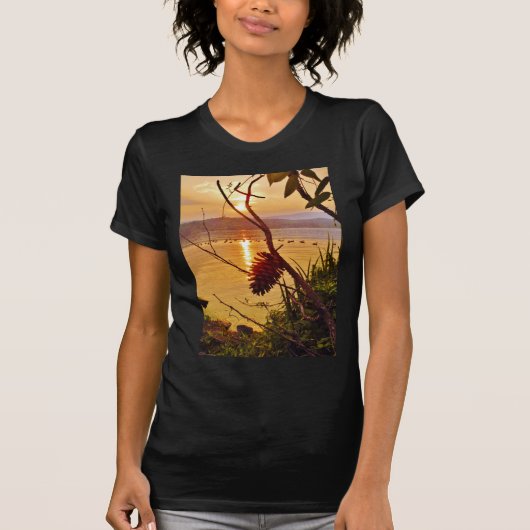 Pinecone Lake sunset T-shirt (Voorkant)