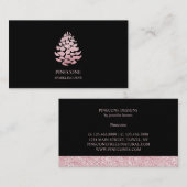 Pinecone mousroze visitekaartje (Voorkant / Achterkant)