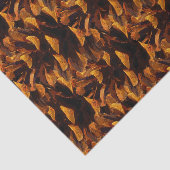 Pinecone patroon rustieke herfst natuur bruin zwar tissuepapier (Detail)