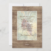 Pinecone Pine Tree Needles Greenery Waterverf Feestdagenkaart (Achterkant)