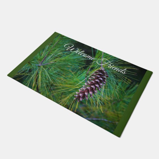 Pinecone Portrait Deurmat (Schuin)