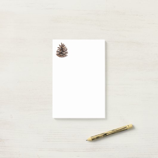 Pinecone Post-it® Notes (Op bureau)
