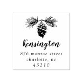 Pinecone | Retouradres 2 inch stempel (Afrduk)