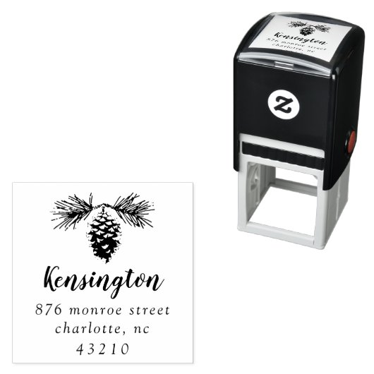 Pinecone | Retouradres Zelfinktstempel Zelfinktende Stempel (In situ)