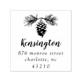 Pinecone | Retouradres Zelfinktstempel Zelfinktende Stempel (Design)