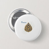Pinecone Ronde Button 5,7 Cm (Voorkant /achterkant)