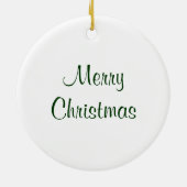 Pinecone Round Ornament (Achterkant)