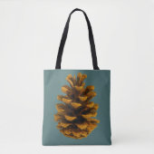Pinecone rustic natuur tote bag (Voorkant)