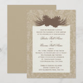 Pinecone Silhouette Kaart (Voorkant / Achterkant)