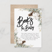 Pinecone Spruce Boeken voor Baby Enclosure Kaart (Voorkant / Achterkant)