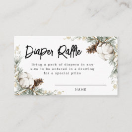 Pinecone Spruce Luier Raffle Kaarten