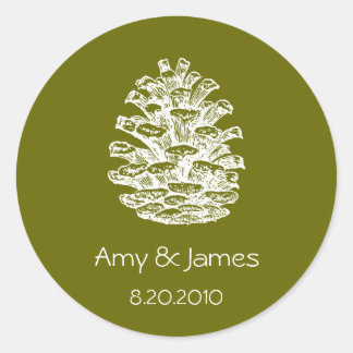 Pinecone Stickers