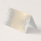 Pinecone String Lights Winter Bedankt Card Visitekaartje (Achterkant)