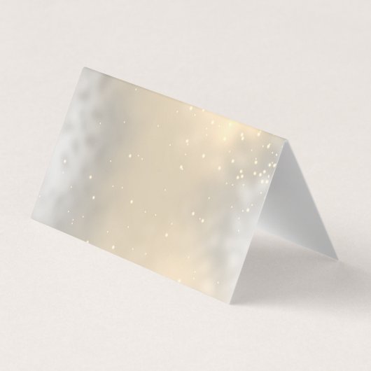 Pinecone String Lights Winter Bedankt Card Visitekaartje (Achterkant)