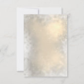 Pinecone String Lights Winter repetitie diner Kaart (Achterkant)