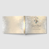 Pinecone String Lights Winter Wedding Gastenboek (Volledig)