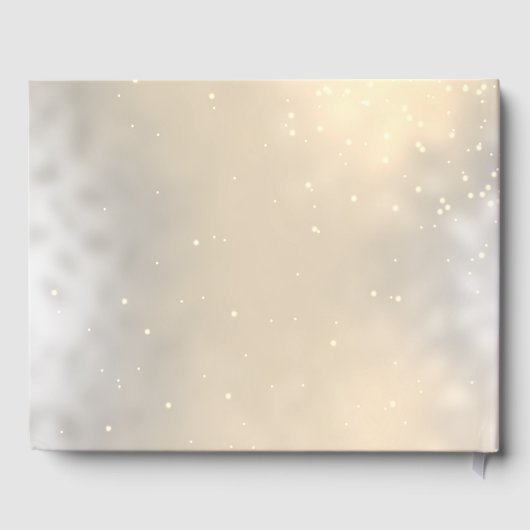 Pinecone String Lights Winter Wedding Gastenboek (Achterkant)