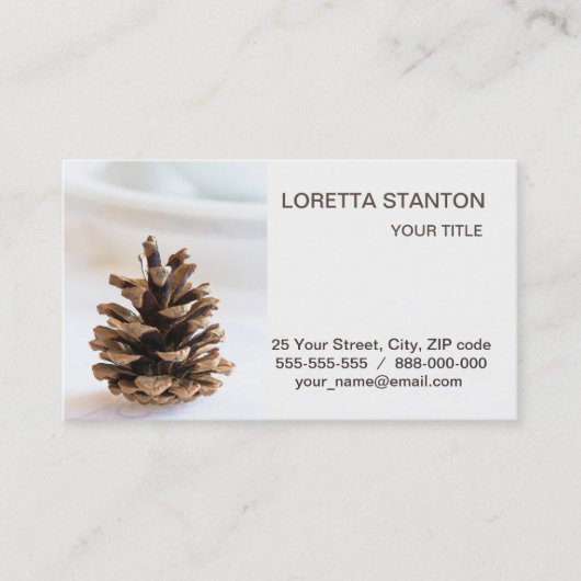 Pinecone Visitekaartje (Voorkant)