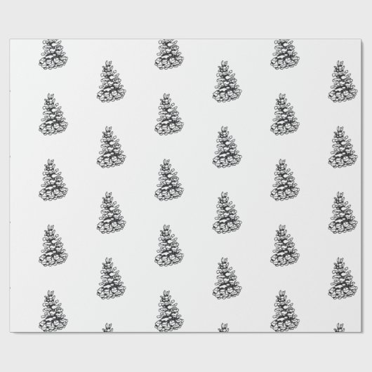 Pinecone wrapping Paper Cadeaupapier (Vlak)