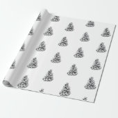Pinecone wrapping Paper Cadeaupapier (Uitgerold)