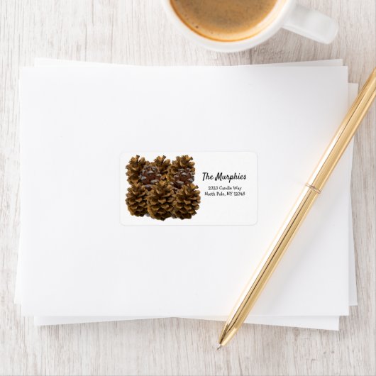 Pinecones Adres Etiket (Insitu)