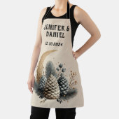 Pinecones and Crescent Moon Winter Love Schort (Insitu)