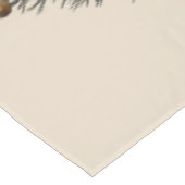 Pinecones and Crescent Moon Winter Love Tafelkleed (Gekanteld)