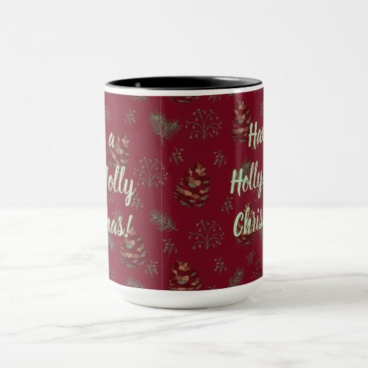 Pinecones & Berries Holly Jolly Mok (Midden)