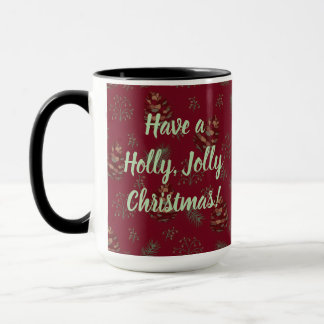 Pinecones & Berries Kerstfeest Mok