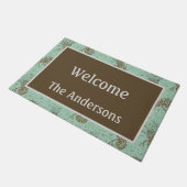 Pinecones Cabin Deurmat (Schuin)