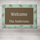 Pinecones Cabin Deurmat