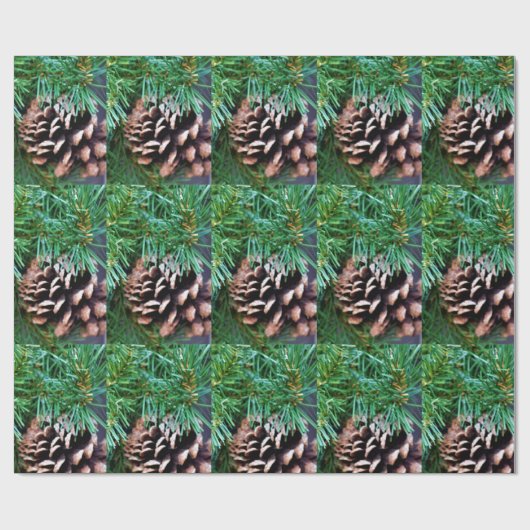 Pinecones Cadeaupapier (Vlak)