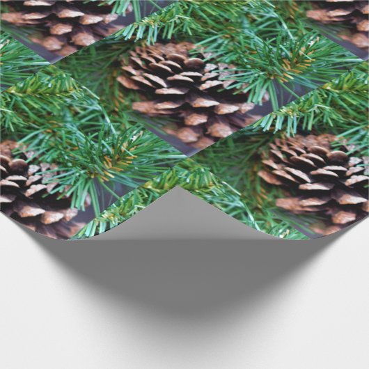 Pinecones Cadeaupapier (Hoek)