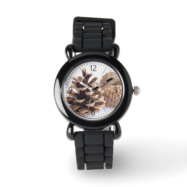 Pinecones Horloge (Voorkant)