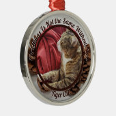 Pinecones Pet's Fotonaam | Niet hetzelfde Metalen Ornament (Rechts)