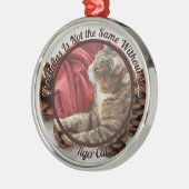 Pinecones Pet's Fotonaam | Niet hetzelfde Metalen Ornament (Links)