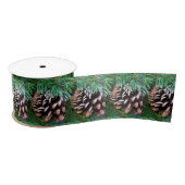 Pinecones Satijnen Lint (Spoel)