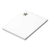 Pinecones ster notitieblok (Linkerzijde)