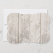 Pinecones, Wood Texture kerstman Kaart (Achterkant)