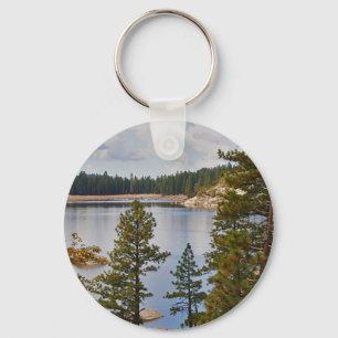 Pinecrest Lake Californië in augustus Sleutelhanger