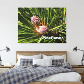 Pineflower Canvas Afdruk (Insitu (Slaapkamer))