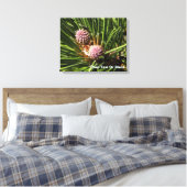 Pineflower Canvas Afdruk (Insitu (Slaapkamer))