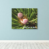 Pineflower Canvas Afdruk (Insitu (Houten vloer))