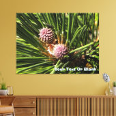 Pineflower Canvas Afdruk (Insitu (Woonkamer))