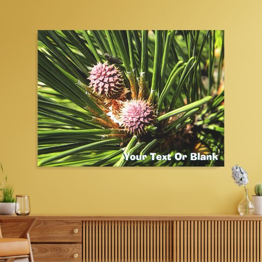 Pineflower Canvas Afdruk (Insitu (Woonkamer))