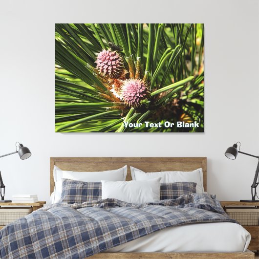 Pineflower Canvas Afdruk (Insitu (Slaapkamer))
