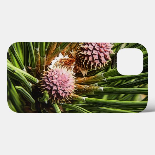 Pineflower Case-Mate iPhone Case (Achterkant (horizontaal))