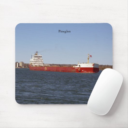 Pineglen mousepad muismat (Met muis)