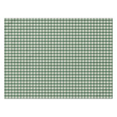 Pinegroene Gingham Kerstmis Tafelkleed (Voorkant (Horizontaal))