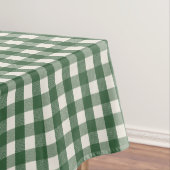 Pinegroene Gingham Kerstmis Tafelkleed (Voorbeeld)